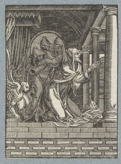Ninive királya vezeklést végez alkotó: Christoffel van Sichem (II)