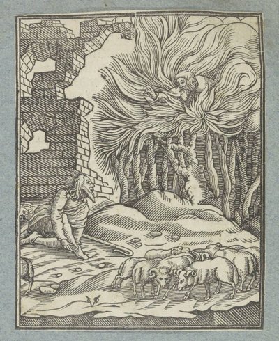 Mózes és az égő bokor alkotó: Christoffel van Sichem (II)