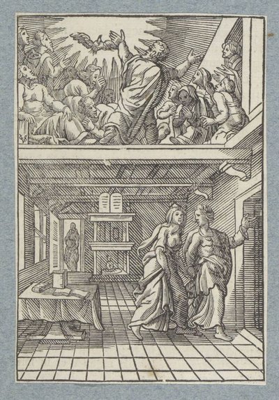 A Szentlélek kiáradása alkotó: Christoffel van Sichem (II)