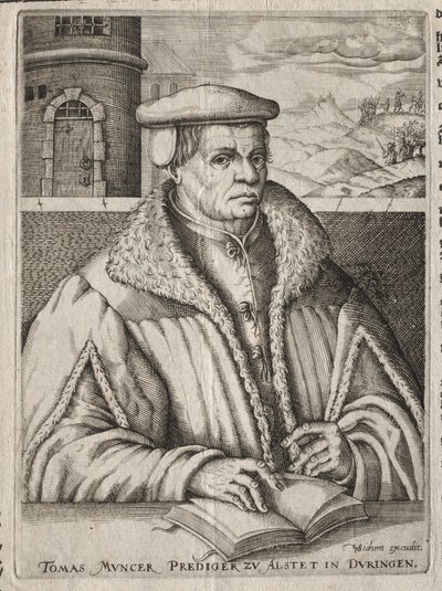 Thomas Munzer portréja, 1609. alkotó: Christoffel van Sichem