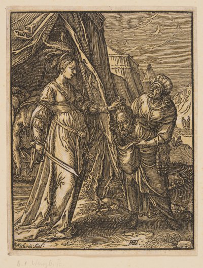 Judit Holofernész fejével alkotó: Christoffel van Sichem I