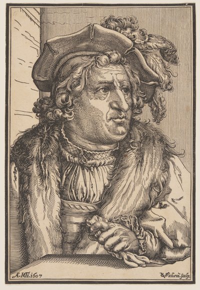 Tollas kalapos férfi alkotó: Christoffel van Sichem I