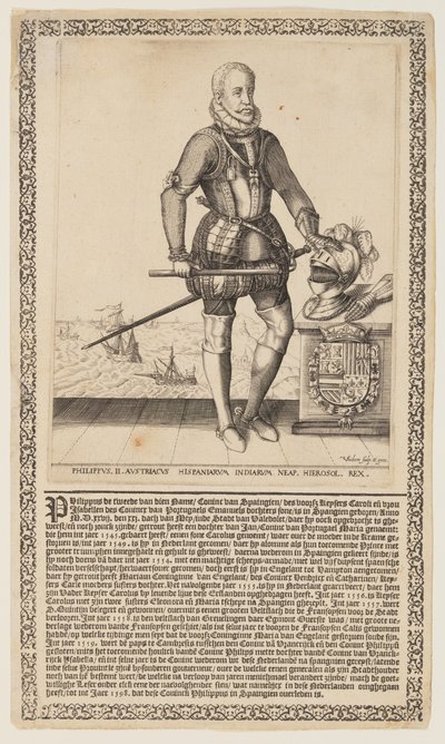 II. Fülöp spanyol király alkotó: Christoffel van Sichem I