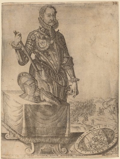 Nassaui Vilmos, Orange hercege alkotó: Christoffel van Sichem I after Hendrik Goltzius
