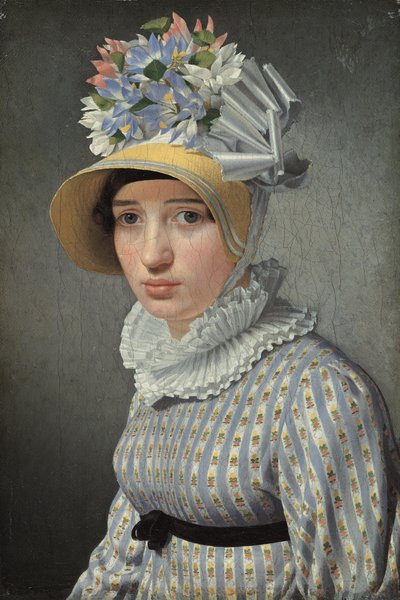 A modell portréja Maddalena vagy Anna Maria Uhden portréja alkotó: Christoffer Wilhelm Eckersberg