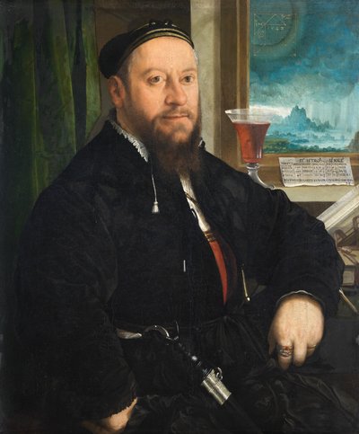 Matthäus Schwarz portréja alkotó: Christoph Amberger