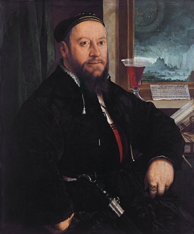 Matthäus Schwarz portréja alkotó: Christoph Amberger