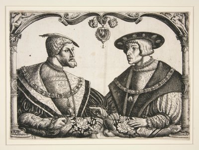 V. Károly és I. Ferdinánd császár alkotó: Christoph Bockstorffer