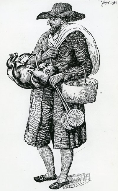 Hamburgi zsidó Hawker, XVIII. század alkotó: Christoph Suhr