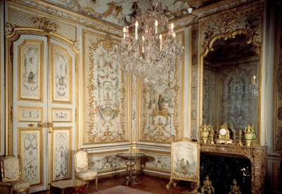 Kilátás a majmok kabinetjére vagy a „La Grande Singerie”-re, Christophe Huet (1700-1759) 1737 Chantilly, Musee Conde alkotó: Christophe Huet