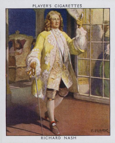 Richard Nash, Beau Nash (színes litó) alkotó: Christopher (after) Clark