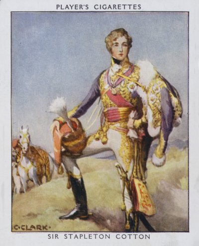 Sir Stapleton Cotton (színes litó) alkotó: Christopher (after) Clark