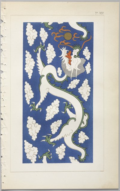 A dekoratív tervezés művészete: egy függelék, amely megadja a nap óráit, amikor a virágok nyílnak, kiadó: Day & Son, London, 1862 alkotó: Christopher Dresser