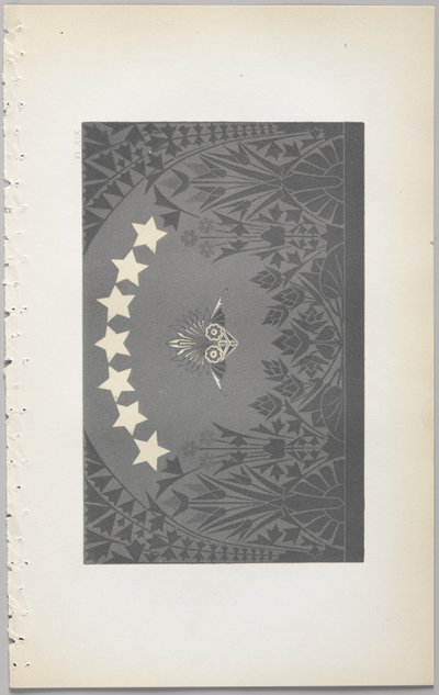 A dekoratív tervezés művészete: egy függelék, amely megadja a nap óráit, amikor a virágok nyílnak, kiadó: Day & Son, London, 1862 alkotó: Christopher Dresser
