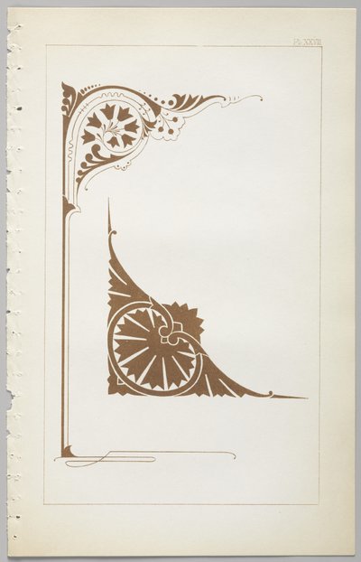 A dekoratív tervezés művészete: egy függelék, amely megadja a nap óráit, amikor a virágok nyílnak, kiadó: Day & Son, London, 1862 alkotó: Christopher Dresser