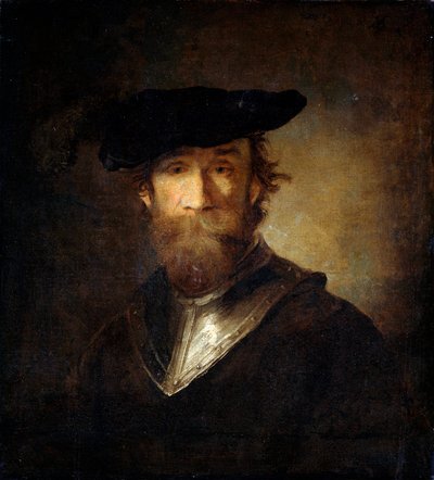 Egy öreg katona fekete svájcisapkásban”, 17. század. alkotó: Christopher Paudiss