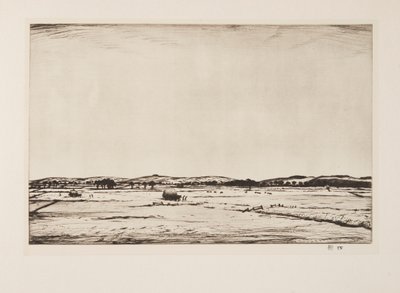Sussex Downs, kocsma. 1926. alkotó: Christopher Richard Wynne Nevinson