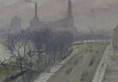Battersea Erőmű, 1935 körül alkotó: Christopher Richard Wynne Nevinson