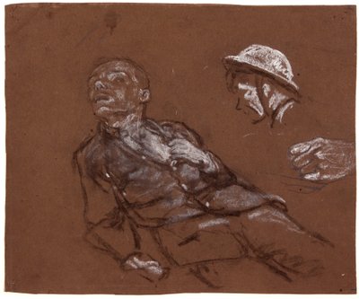 Tanulmányok a „Mametz Wood” számára, 1916. alkotó: Christopher Williams