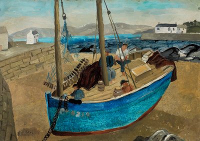 A kék csónak alkotó: Christopher Wood