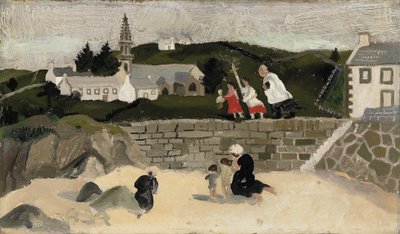 The Sacrament, Ploaré, Bretagne (olaj a fedélzeten) alkotó: Christopher Wood