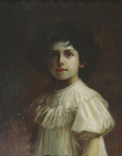 Portré Savoyai Yolande Louise gyermekeként, 1910 körül alkotó: Cipriano Cei