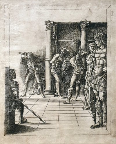 Krisztus megostorozása alkotó: Circle of Andrea Mantegna