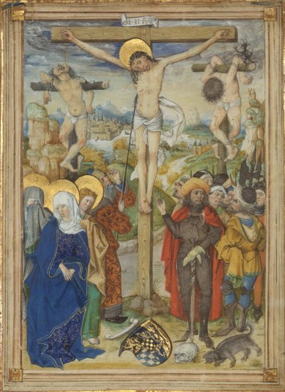 A keresztre feszítés, 1481-82. alkotó: Circle of the Housebook Master