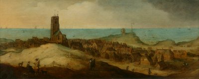 Egmond aan Zee (olaj a panelen) alkotó: Claes Jacobsz. van der Heck