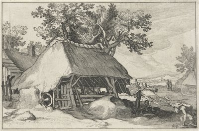 Tanya Tájak farmokkal (sorozat címe) alkotó: Claes Jansz. Visscher (II)