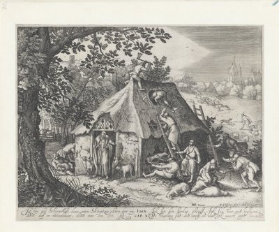 Krisztus a bárány aklában alkotó: Claes Jansz. Visscher (II)