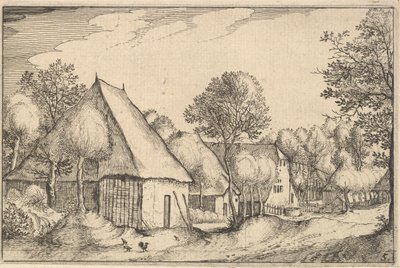 Farmyard, Regiunculae et Villae aliquot Ducatus Brabantiae, kb. 1610 alkotó: Claes Jansz Visscher