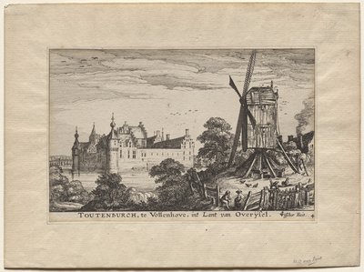 Négy kastély Hollandiában és Utrechtben: A toutenburghi kastély Vollenhove-ban alkotó: Claes Jansz Visscher