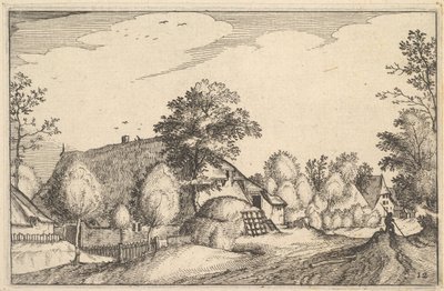 Falusi út, 12-es tábla tól 1610 alkotó: Claes Jansz Visscher