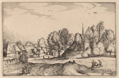 Út egy faluba alkotó: Claes Jansz Visscher after Johannes van Doetechum, the Elder after Lucas