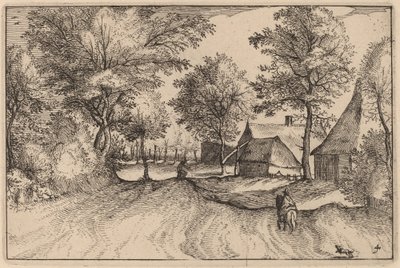 Falusi út alkotó: Claes Jansz Visscher after Johannes van Doetechum, the Elder after Lucas