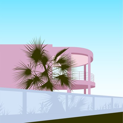 Art Deco Beach House alkotó: Claire Huntley