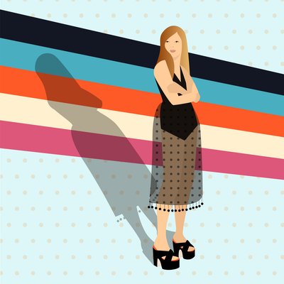Divatcsíkok alkotó: Claire Huntley