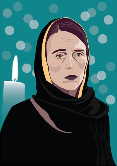 Jacinda Ardern alkotó: Claire Huntley