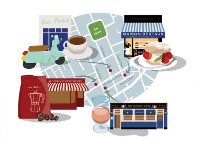 Soho klasszikusok kávéhoz, süteményhez és borhoz! alkotó: Claire Huntley
