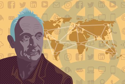 Tim Berners Lee alkotó: Claire Huntley