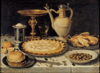 Nature morte – Csendélet – Clara Peeters festménye (1594-1658) alkotó: Charlotte Evans