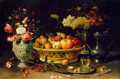 Gyümölcs- és virágcsendélet, 1608-1621 alkotó: Clara Peeters