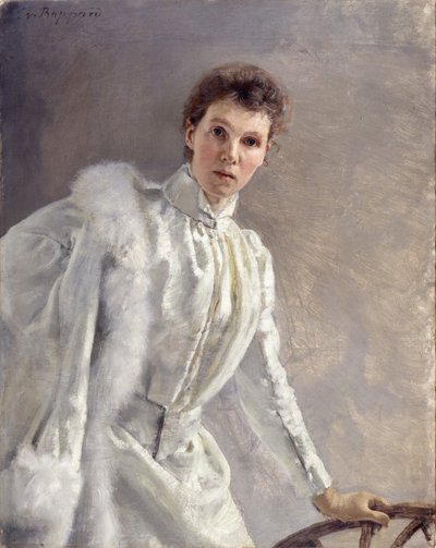 Önarckép, 1894. alkotó: Clara von Rappard