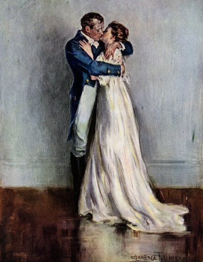 Ae Fond Kiss (színes litó) alkotó: Clarence F. Underwood