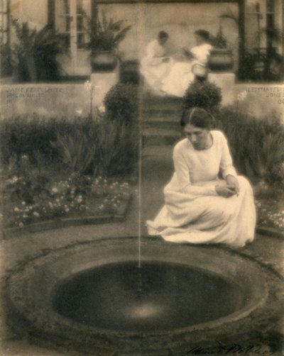 A szökőkút (platina nyomat) alkotó: Clarence Henry White