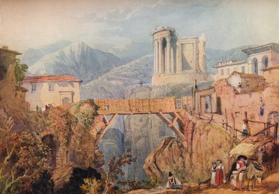 Tivoli, 1833 alkotó: Clarkson Stanfield