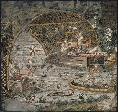 Palestrina nílusi mozaikja, 3. század. időszámításunk előtt alkotó: Classical Antiquities