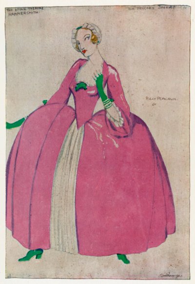 A koldusopera, Polly Peachum alkotó: Claud Lovat Fraser