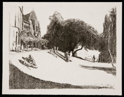 Lábadozás Angliában, 1917 alkotó: Claude Allin Shepperson